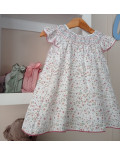 Vestido flores bambula