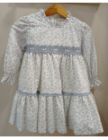 Vestido flores/gris