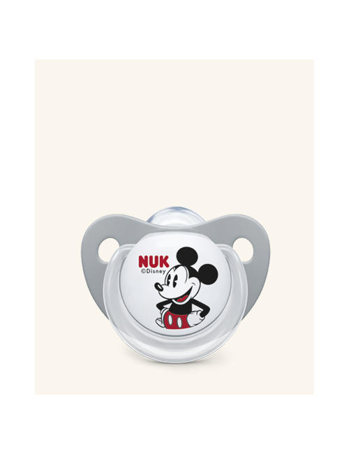 Chupete mickey mouse gris